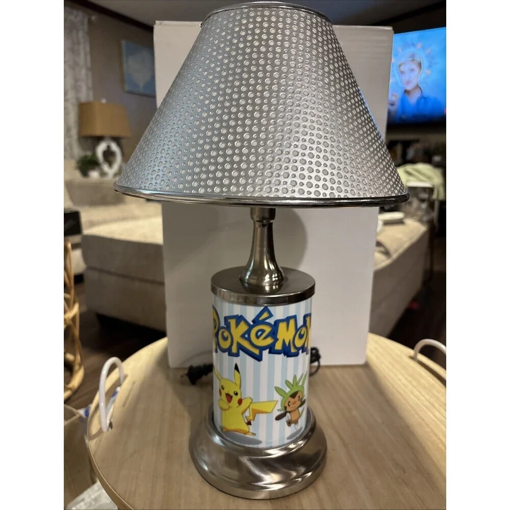 Pokémon Lamp Silver Shade Pokemon Pikachu Chespin Fennekin Froakie Metal